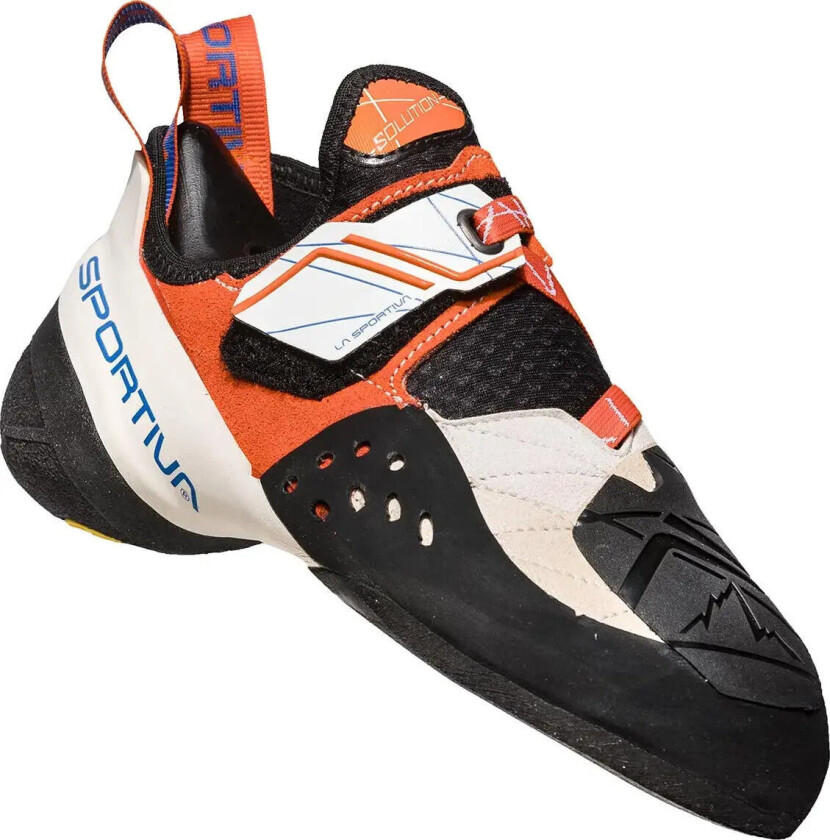 Women's Solution 38.5, White/Lily Orange