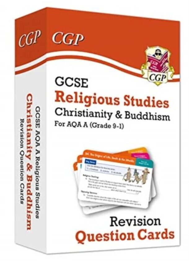 GCSE AQA A Religious Studies: Christianity & Buddhism Revision Question Cards av CGP Books