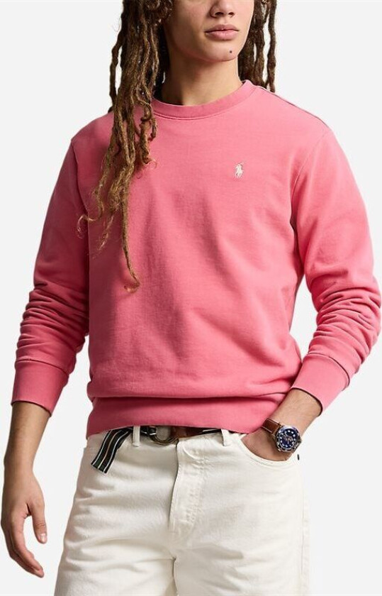 Loopback Fleece Sweatshirt - Pale Red Rød M