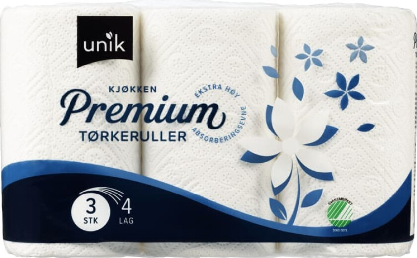 Kjøkkenrull Premium 4-Lags 3rl