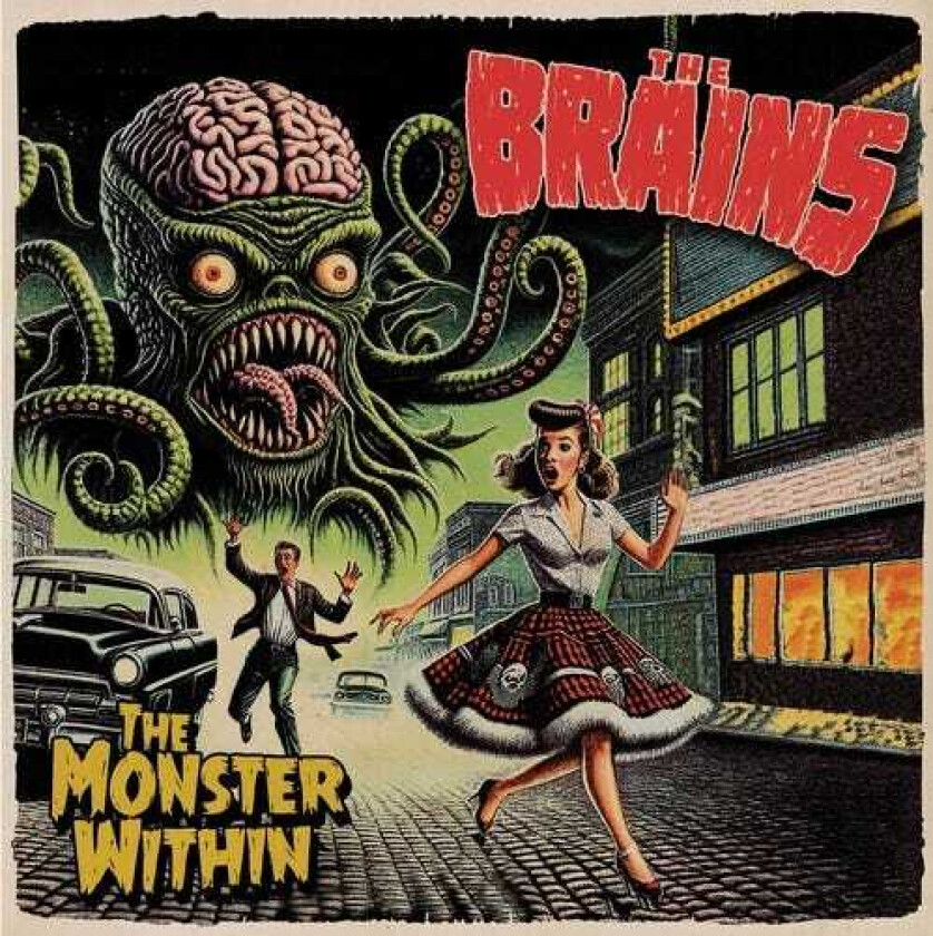 The Brains Monster Within Red LP/Vinyl