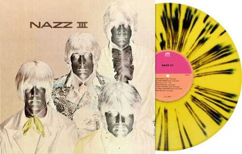 The Nazz Naz Iii Yellow/black Splatter LP/Vinyl