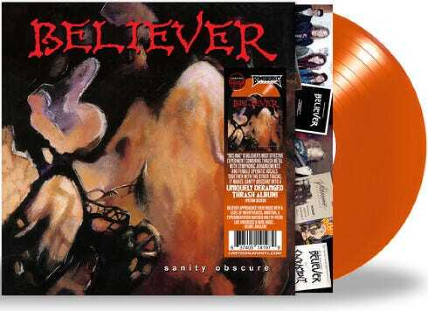 Believer Sanity Obscure Orange LP/Vinyl