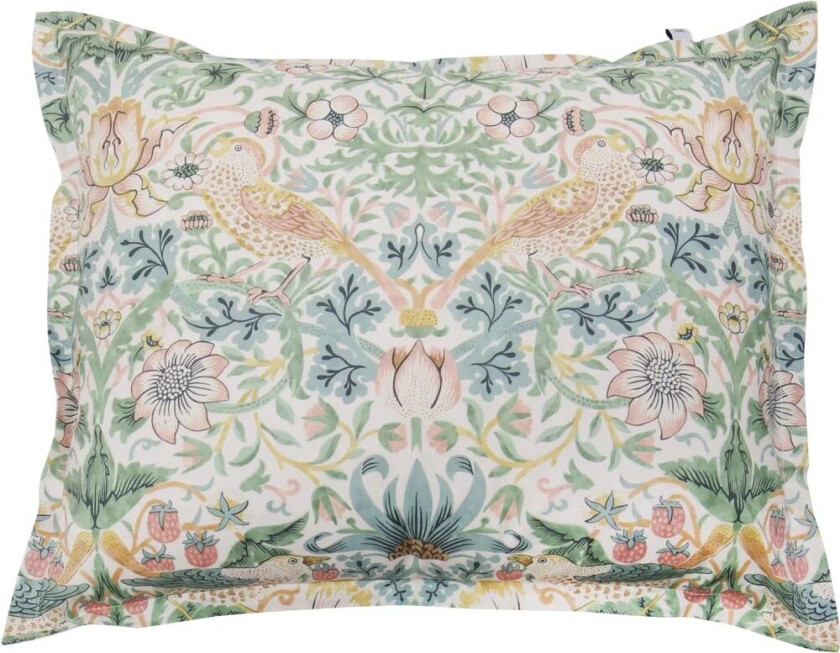 Morris & Co. Strawberry Thief Putetrekk Grønn, 50x60 cm