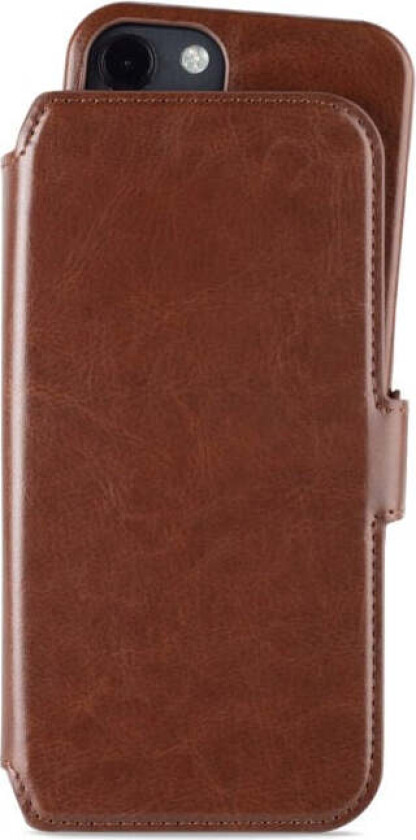 iPhone 13 Wallet Magnet Case - Berlin Mørkebrun