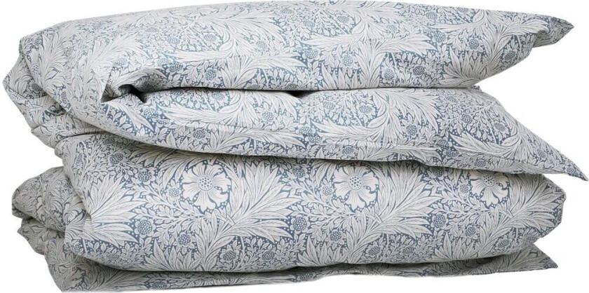 Morris & Co. Marigold Dynetrekk Blå, 200x220 cm
