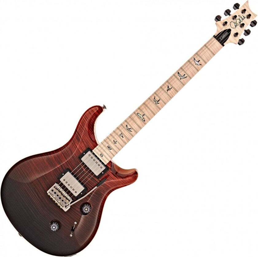 Bilde av Paul Reed Smith PRS Custom 24 Wood Library 10 Top Red/Grey Black Fade #0314873