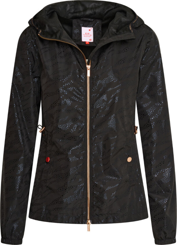 Regnjakke IRHCarly Black AOP (M)