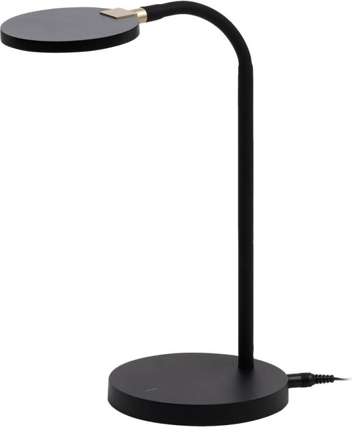Declic LED-bordlampe dim fleksarm svart