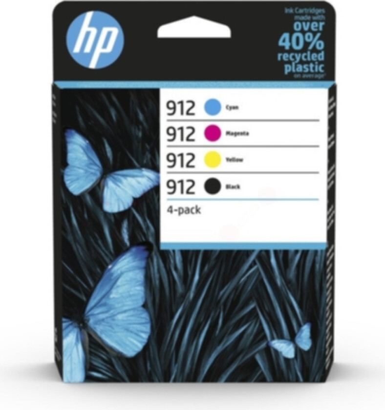 912 C/M/Y/K Ink Cartridges 4-pack