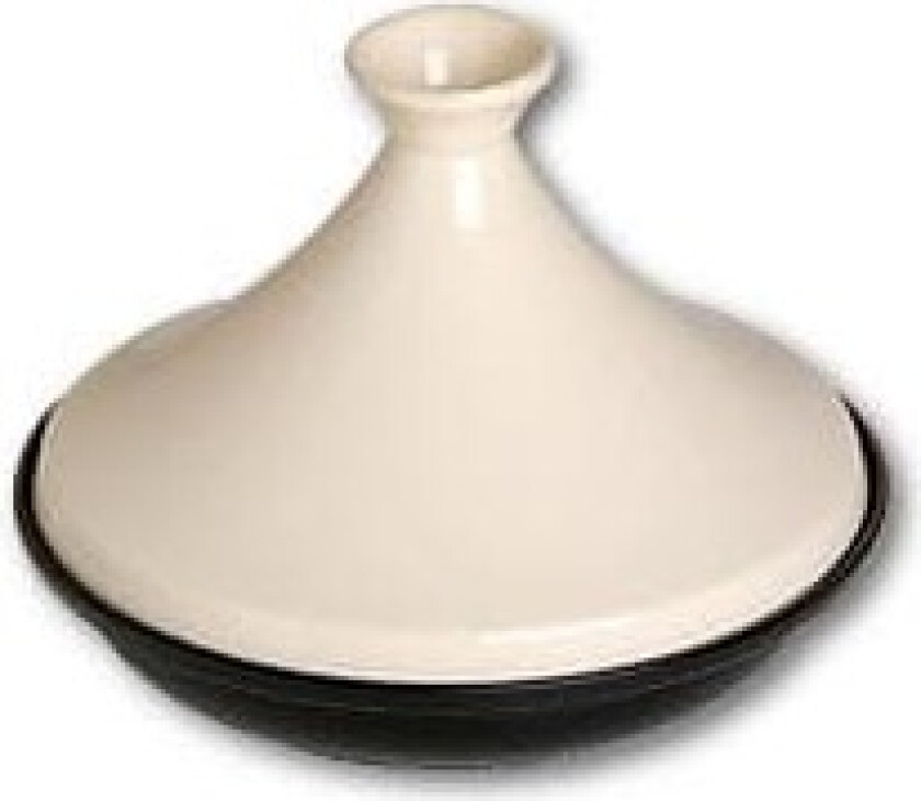 Tajine, Rund, Støpejern, Krem, 20 cm, 1,6 kg, 1 stykker