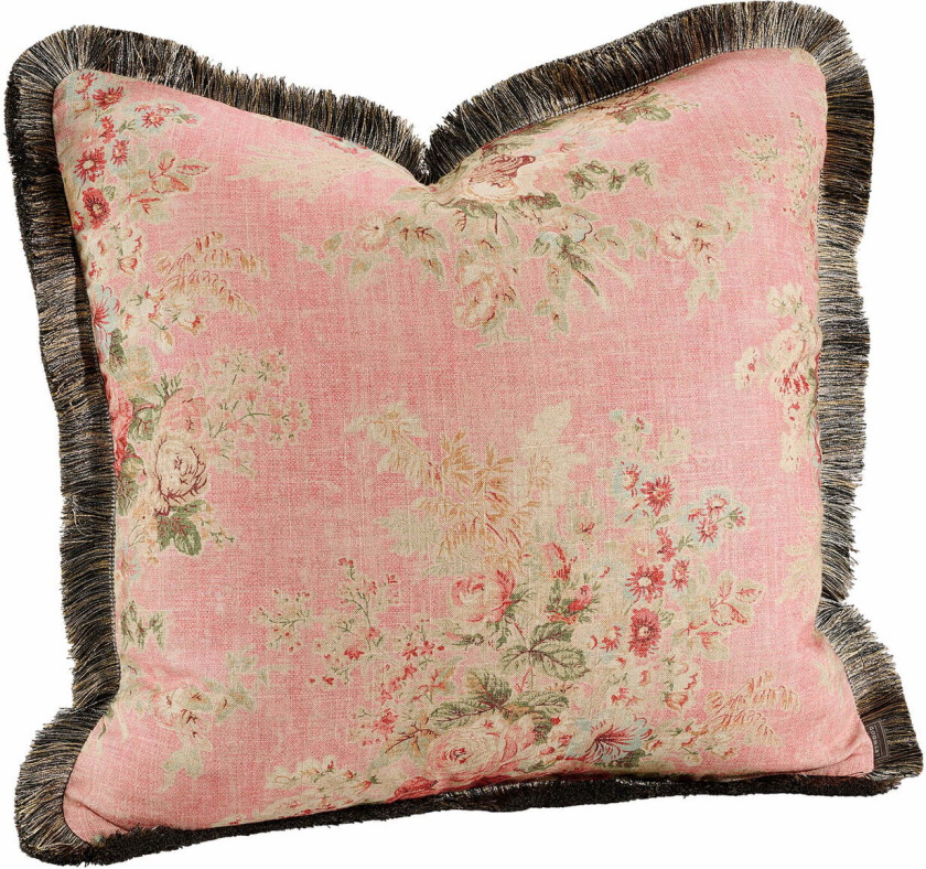 Belle kuddfodral fransar rose