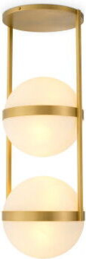 Dover taklampa antik mässing