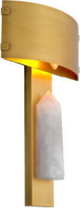 Évora vägglampa antik mässing