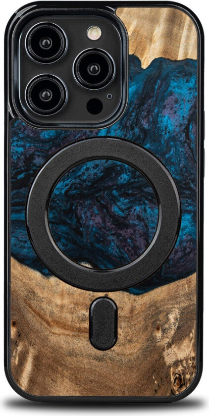 Bewood Unique Case iPhone 15 Pro - Tre og harpiks (MagSafe)