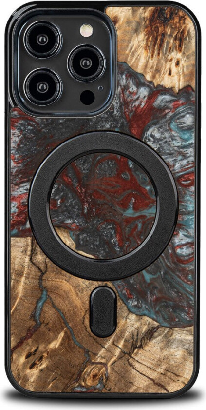 Bewood Unique Case for iPhone 15 Pro Max - Planets Pluto med MagSafe