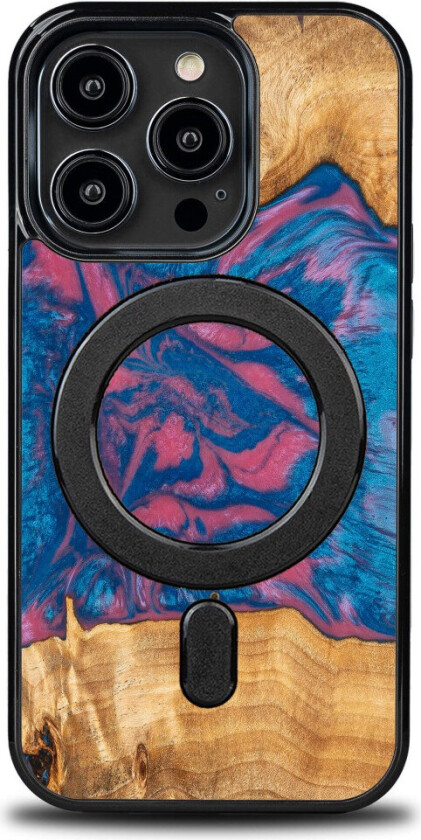 Bewood Unique Case for iPhone 15 Pro - Neons Vegas, MagSafe-kompatibel