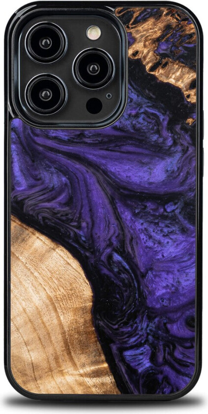 Bewood Unique Case iPhone 15 Pro - Fiolett