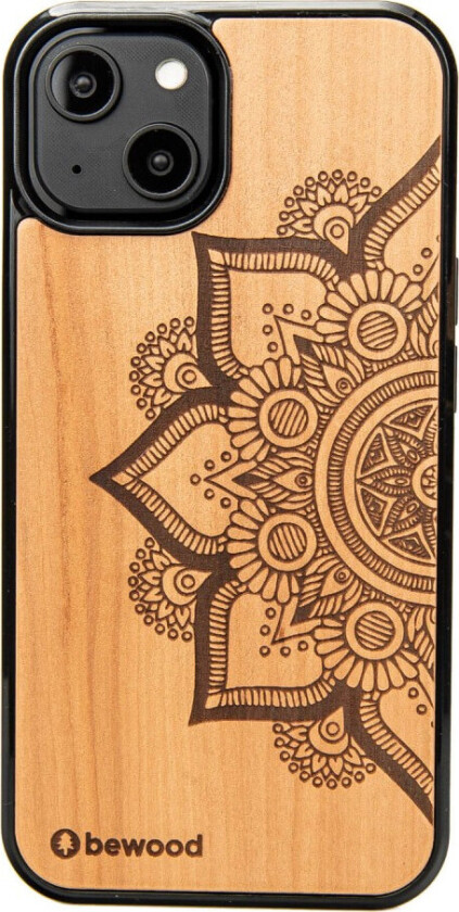 Bewood Deksel til iPhone 15 - Mandala, Tre (Epletre)