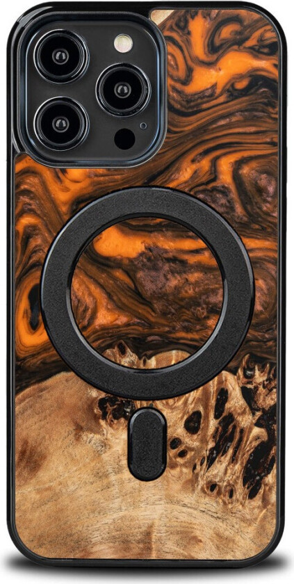 Bewood Unique Case for iPhone 15 Pro Max – Oransje, MagSafe