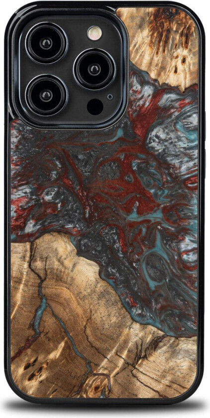 Bewood Unique Cover iPhone 15 Pro - Planets Pluto