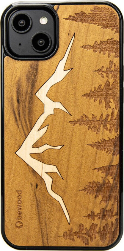 Bewood Mountains Deksel til iPhone 15 Plus - Tre