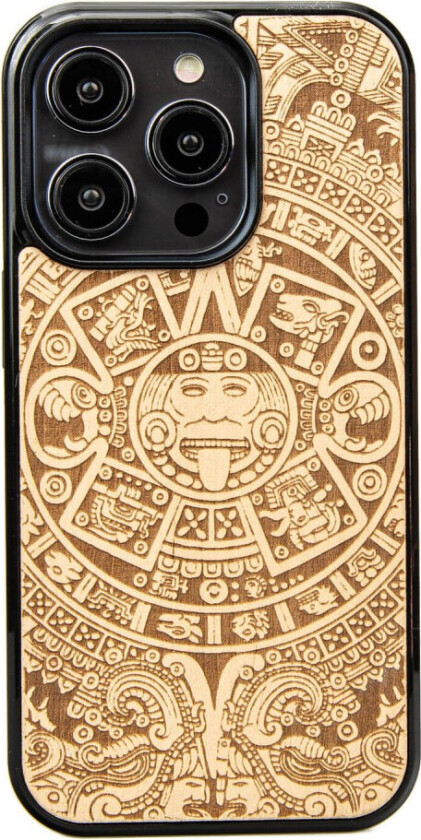 Bewood Aztec Kalenderdeksel til iPhone 15 Pro - Aniegre