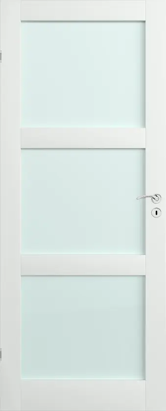 Dørblad Trend 3 m/glass 90x210 cm