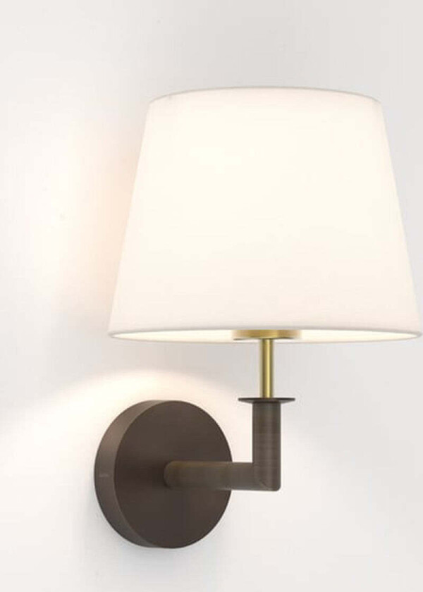 Club vegglampe - uten skjerm - Bronse