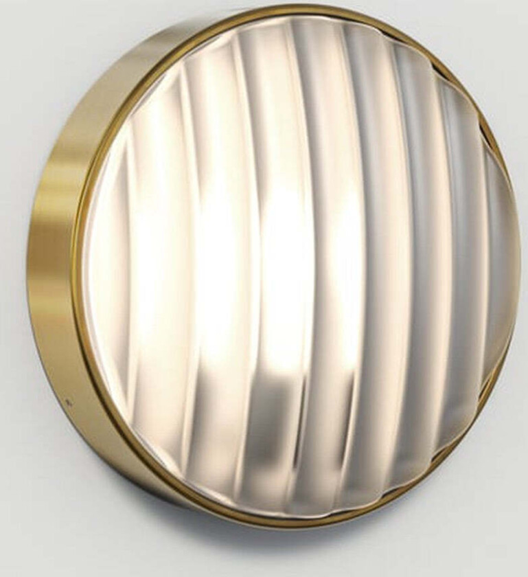 Montreal round 300 Coastal vegglampe utendørs - Messing