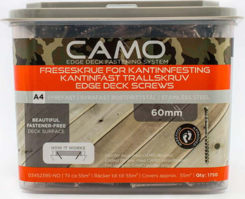 Camo A4 4,2X60 freseskrue