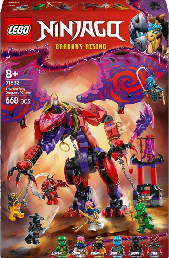 Ninjago Kaosdragen Thunderfang 71832