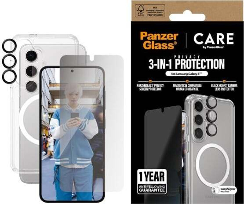 Flagship 3-in-1 Privacy Bundle Samsung Galaxy S25