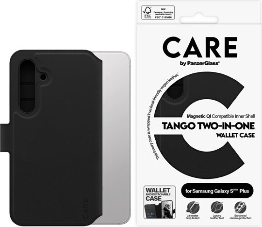 Feature Case Tango Two-in-One Wallet w. QI Compatible Samsung Galaxy S25+