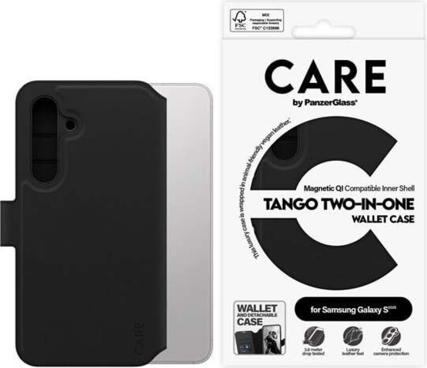 Feature Case Tango Two-in-One Wallet w. QI Compatible Samsung Galaxy S25