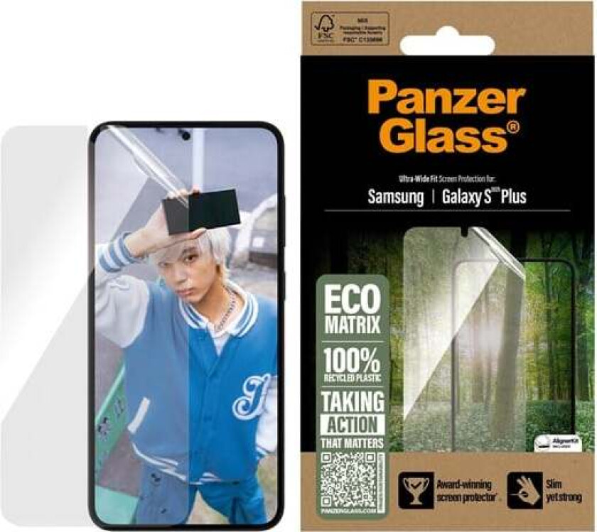 Eco MATRIX Screen Protector Samsung Galaxy S25+ | Ultra-Wide Fit