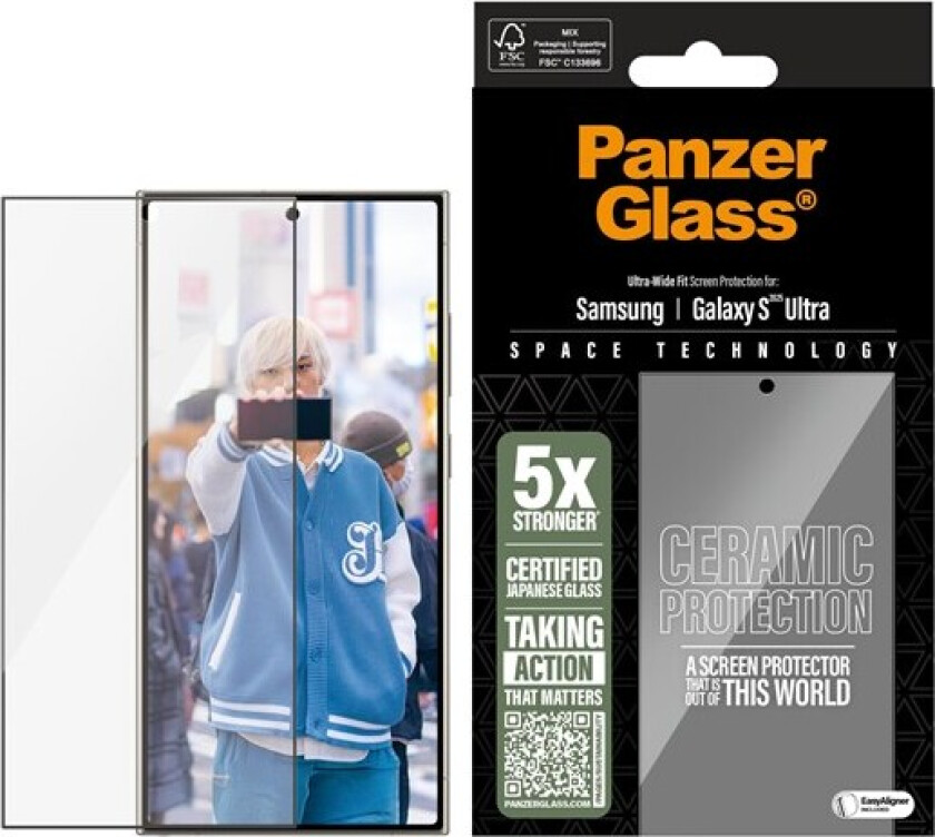 Bilde av Ceramic Screen Protector Samsung Galaxy S25 Ultra | Ultra-Wide Fit