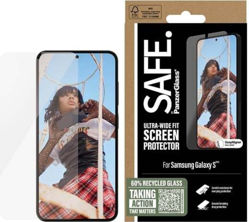 Screen Protector Samsung Galaxy S25 | Ultra-Wide Fit w. Aligner