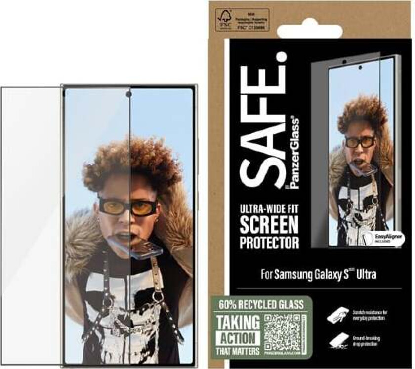 Screen Protector Samsung Galaxy S25 Ultra | Ultra-Wide Fit w. Aligner