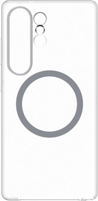 Galaxy S25 Ultra Clear Magnet Case - Transparent