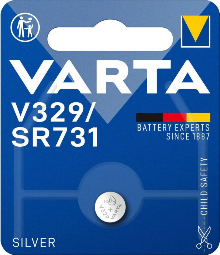 VARTA Silver Coin knappcellebatteri V321/SR65