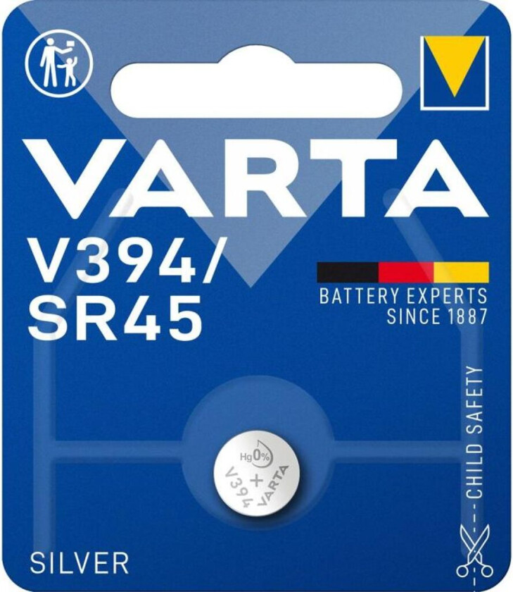 VARTA Silver Coin knappcellebatteri V394/SR45