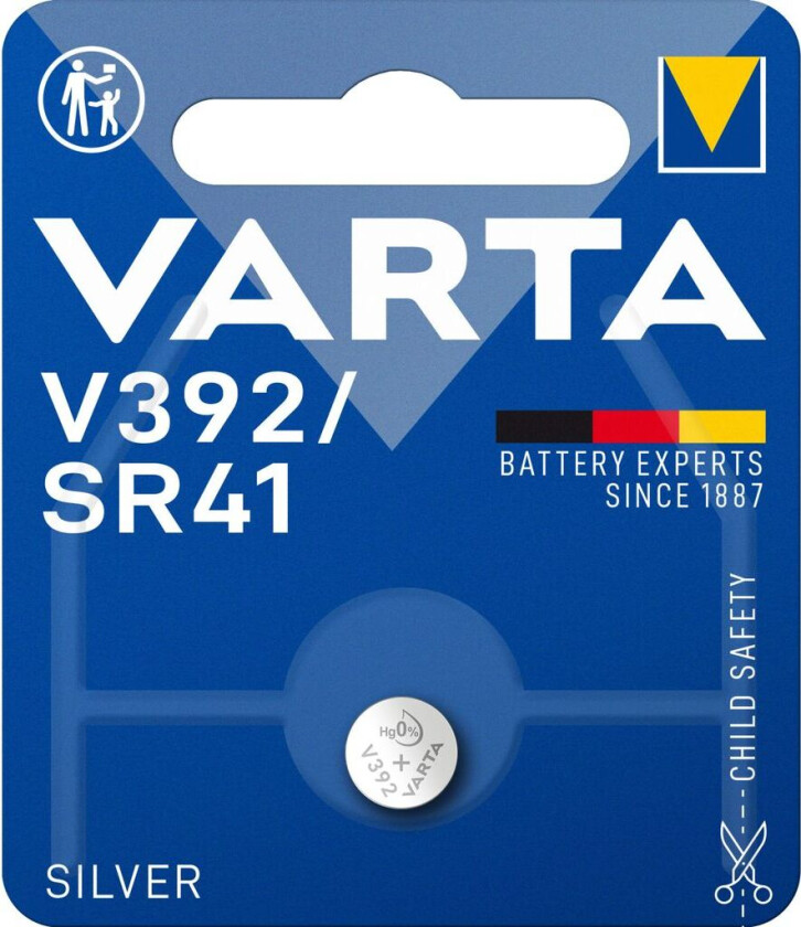 VARTA Silver Coin knappcellebatteri V392/SR41