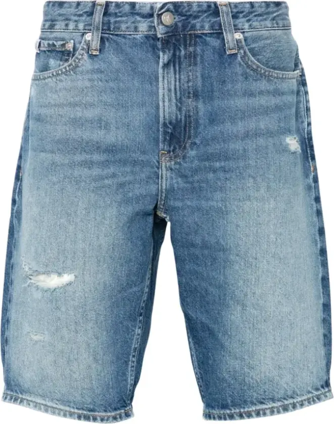 Herre, Shorts, Blå, W31