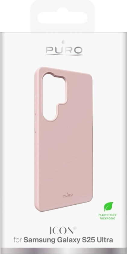 Samsung Galaxy S25 Ultra Icon silikondeksel, rosa