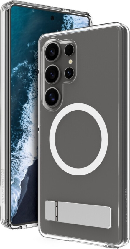 Dbramante Samsung Galaxy S25 Ultra Iceland Pro Qi2 stativdeksel, gjennomsiktig