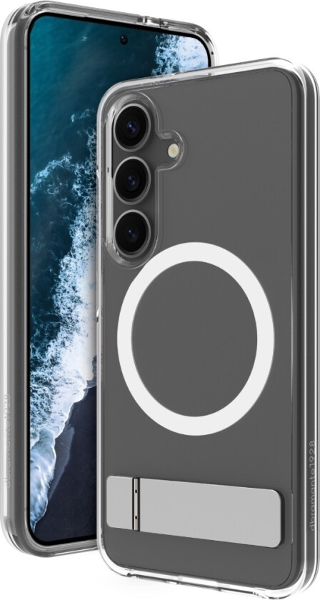 Dbramante Samsung Galaxy S25 Iceland Pro Qi2 stativdeksel, gjennomsiktig
