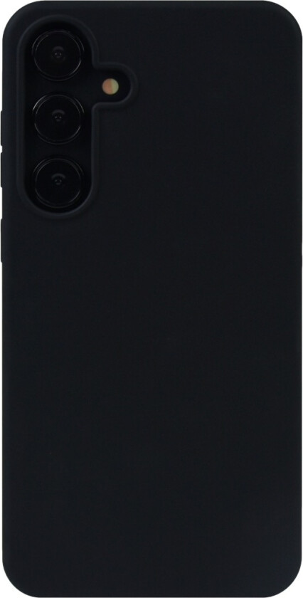 Samsung Galaxy S25+ Liquid silikondeksel, svart