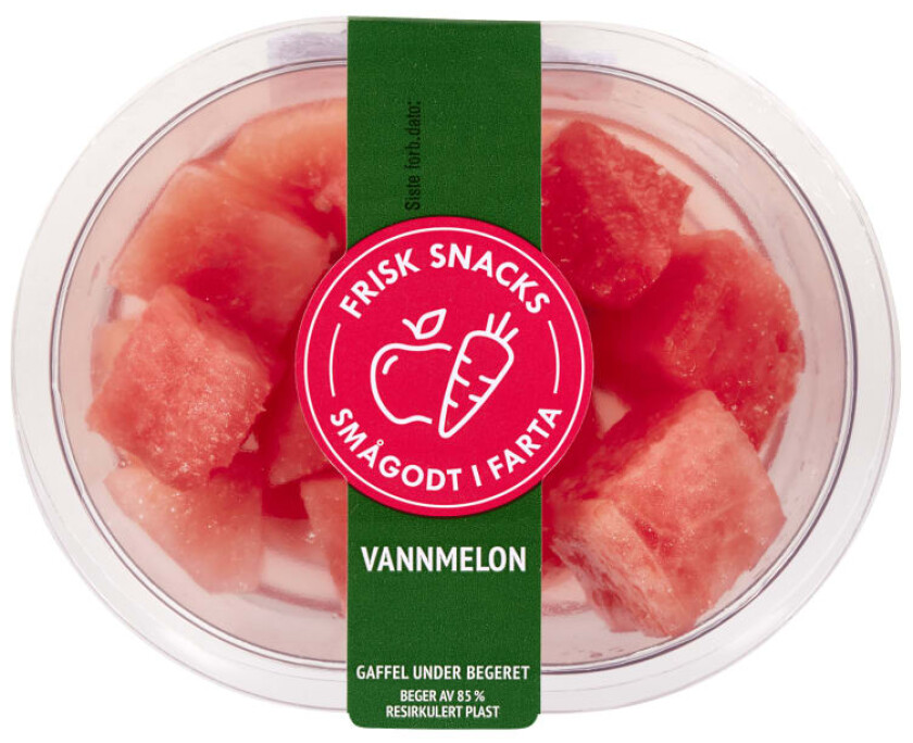 Vannmelon i Biter 200g Frisk Snacks