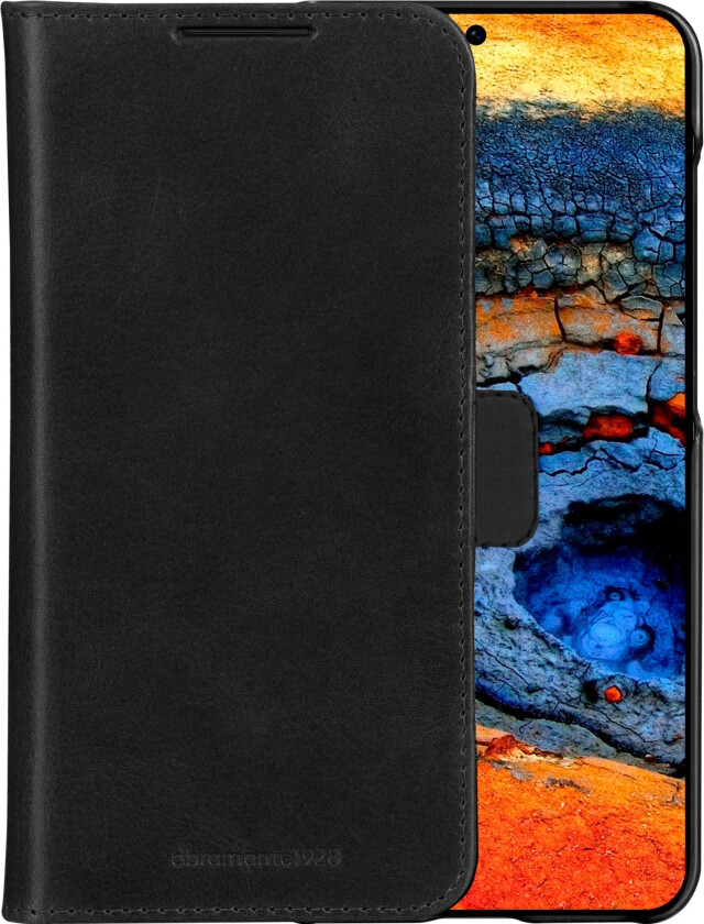 Dbramante1928 Lynge Samsung Galaxy S25+ lommebokdeksel (sort)